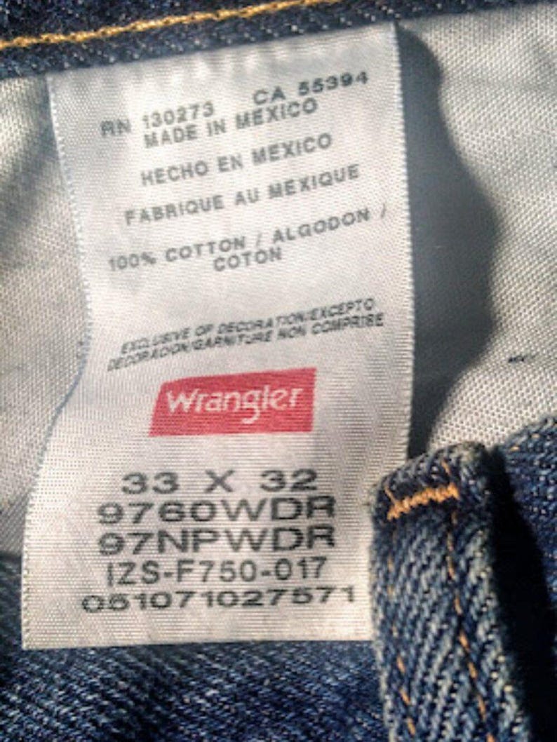 NWT Wrangler Men's Five Star Premium Denim Relaxed Fit Jeans Size: 33 X 32 image 8