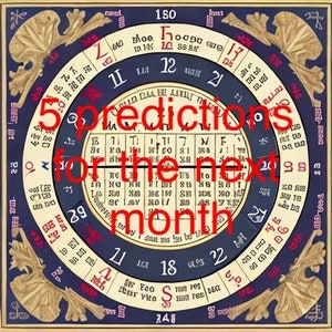 Monthly prediction! 5 predictions for 4 weeks READ DESCRIPTION