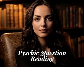 Lectura psíquica de 3 preguntas / Respuestas intuitivas detalladas / Amor, carrera y relaciones / Regalo de lectura psíquica para ella