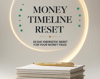 Money Timeline Reset eBook | 30-Day Financial Mindset Shift | Money Healing, Abundance Mindset, Wealth Reset, Downloadable Guide