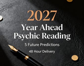 2027 Year Ahead Reading • 5 Predictions • Same Hour Delivery