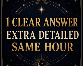 Extra Detailed Psychic Reading | 12 Months Ahead Plus a Follow Up Question | Same Hour