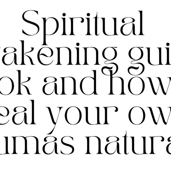 Spiritual awakening ebook