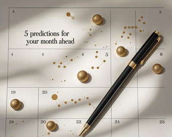 5 Monthly Predictions Psychic Reading | Same Hour Love Career Forecast