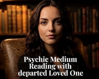 Psychic Medium Reading | Departed Loved One Spirit Connection | Grief Support Mediumship | Etsy Message Delivery