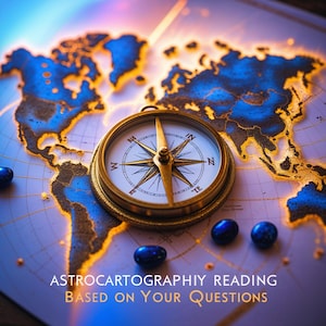 Astrocartography Reading Based on Your Questions | Location Astrology | Delivered Within 48 Hours | Read Description