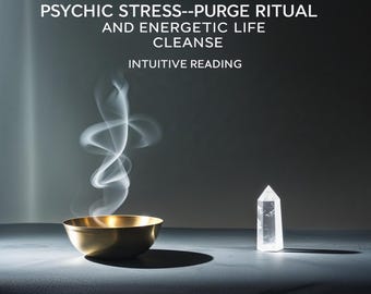 Psychic Stress Purge Reading | Energetic Life Cleanse and Reset | Same Hour Delivery