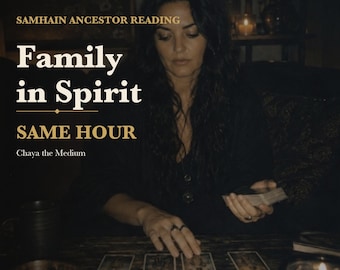 Samhain Ancestor Reading | Family in Spirit Messages (Same Hour)