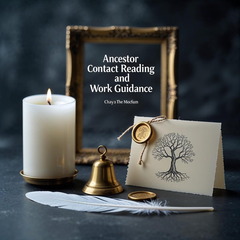 Ancestor Contact Reading and Work Guidance READ DESCRIPTION image 1