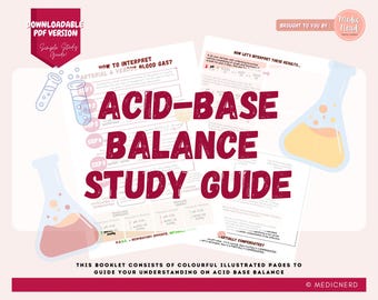 Acid-Base Balance Study Guide | Med-Surg | Nursing Notes | NCLEX