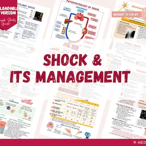 Shock Study Guide | Medical Student | Nursing Notes | Endocrine Notes