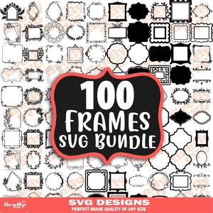 Frame SVG bundle, circle frame svg, svg files for cricut, frames svg bundle, floral wreath svg, floral circle svg, flower wreath svg, frames