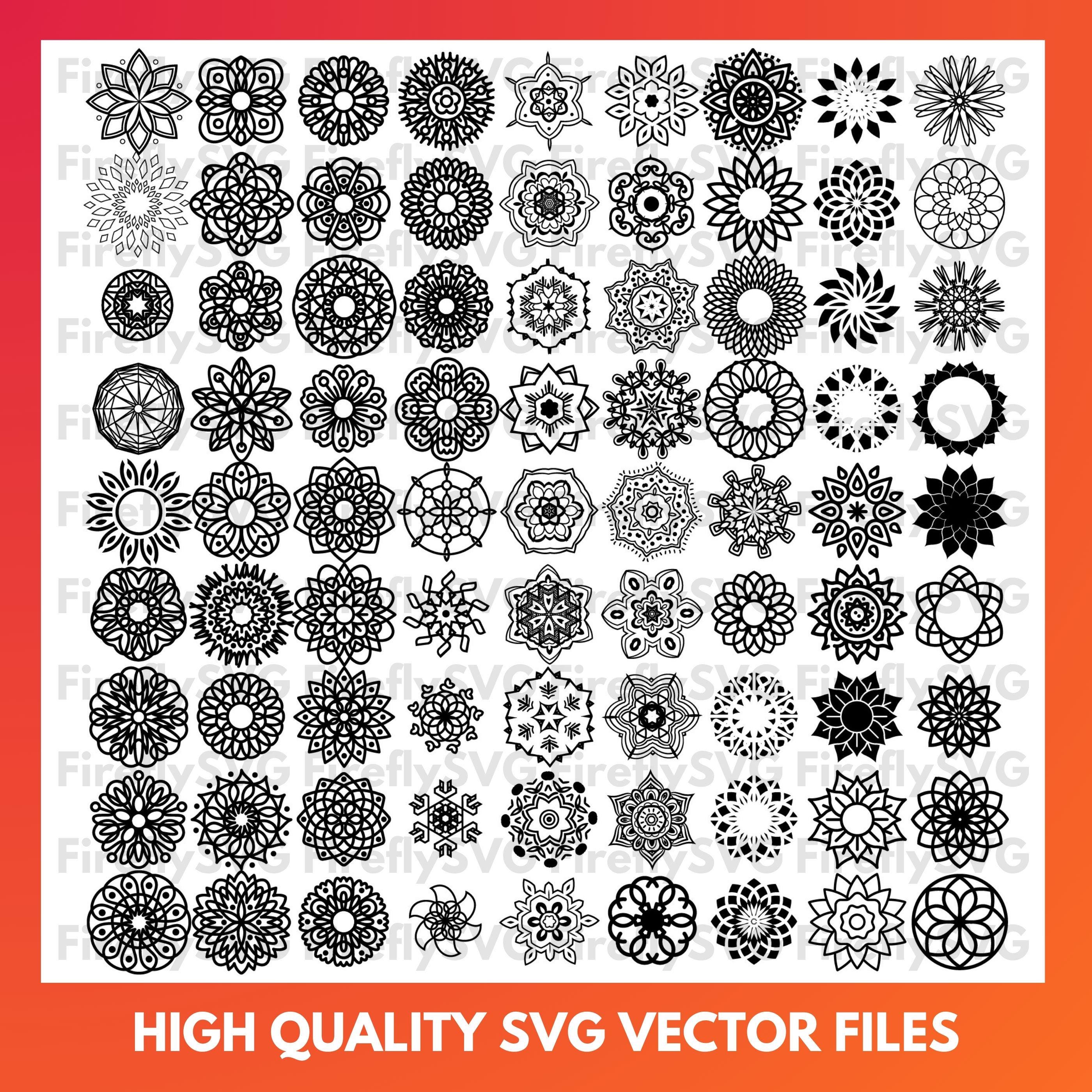 Mandala SVG Bundle, Svg Files for Cricut, Svg, Mandala Svg, Mandala ...