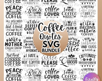 20 Coffee svg bundle funny coffee saying svg caffeine queen coffee lovercoffee quote svg mug svg bundle mug quote svg mug svg file cricut