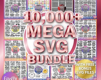 Alle bestanden Mega SVG-bundel voor Cricut svg ontwerp bundel svg grappige svg sarcastische svg bundel svg ontwerp bundel lettertypen svg bundelbestand voor cricut