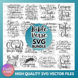 Christian SVG Bundle, bible verse svg, faith svg, Jesus svg, cross svg, svg for cricut, religious svg, christian bible verse, scripture svg