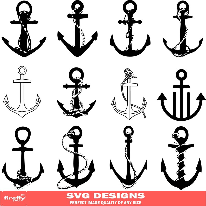 Anchor SVG Bundle Svg Ocean Svg Bundle Nautical Svg Bundle - Etsy