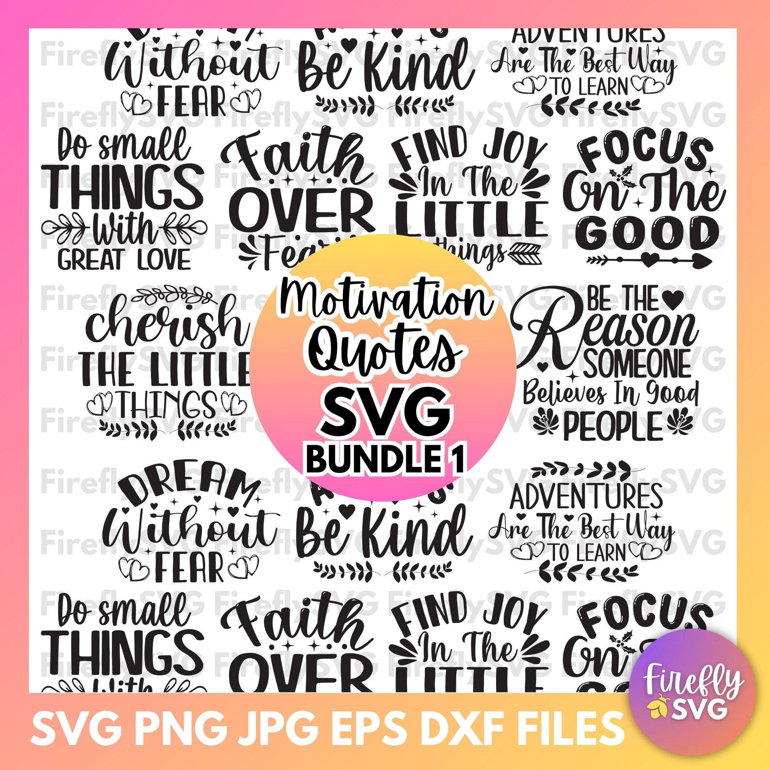 Motivational SVG Bundle Positive Svg Self Love Svg Inspirational Mental ...