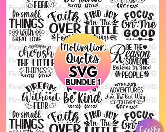 Motivational SVG Bundle Positive svg Self Love svg Inspirational Mental health shirt silhouette quotes Self care svg files for cricut