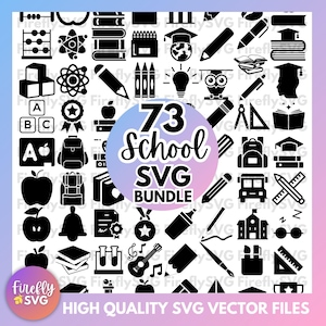 Paquete SVG escolar, SVG escolar, SVG de maestro, primer día de clases, paquete SVG, SVG de jardín de infantes, SVG de regreso a clases, archivo de corte para Cricut, SVG