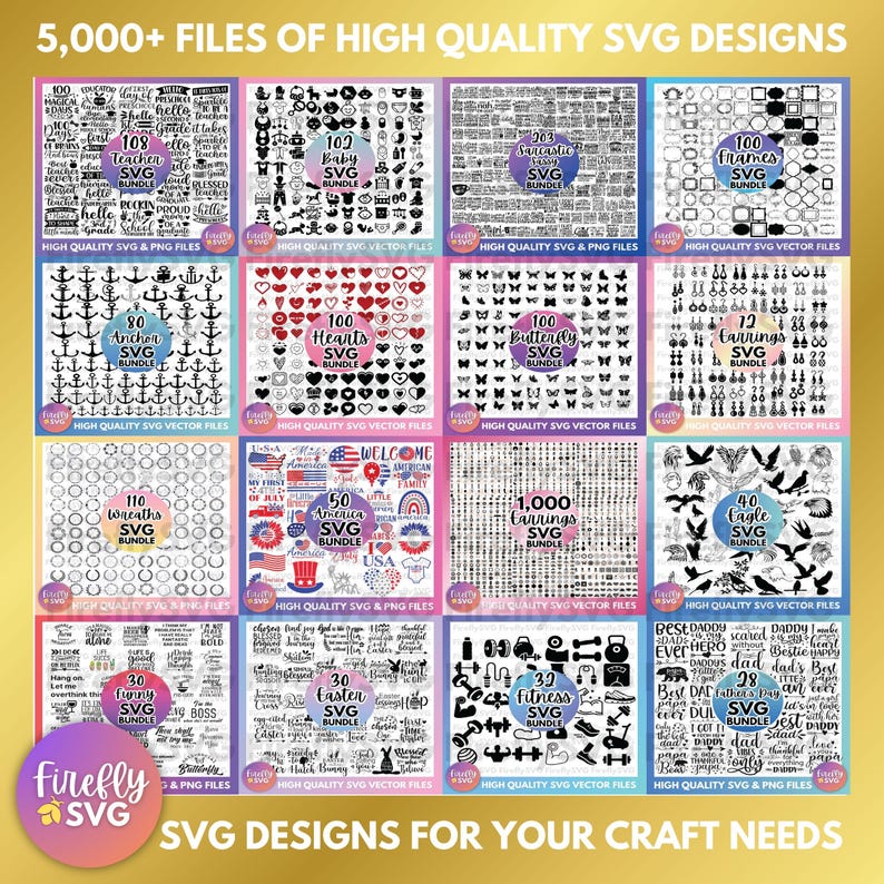 Mega SVG Bundle, T Shirt Designs SVG, svg files for cricut, silhouette cut files, clipart, svg for shirts, frame svg, svg design bundles image 2