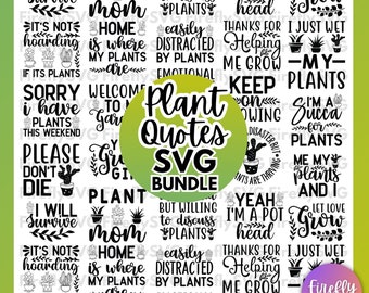 Plant minnaar SVG bundel plant svg plant moeder svg plant citaat svg kamerplant svg grappig plant citaat tuin citaat gekke plant dame svg bestand knippen