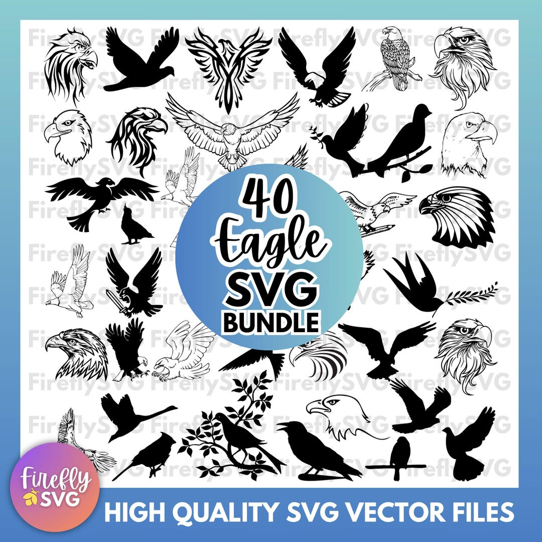 Eagle SVG Bundle, Eagles Svg, Eagle Head Svg, Bald Eagle Svg, Eagle Cut ...