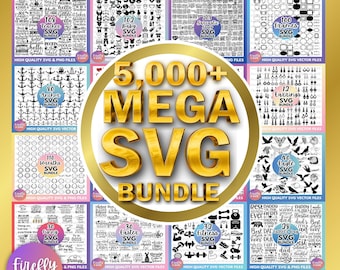 Mega SVG Bundle, T Shirt Designs SVG, svg files for cricut, silhouette cut files, clipart, svg for shirts, frame svg, svg design bundles