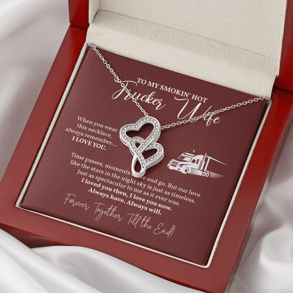 To My Trucker Wife Necklace Truck 