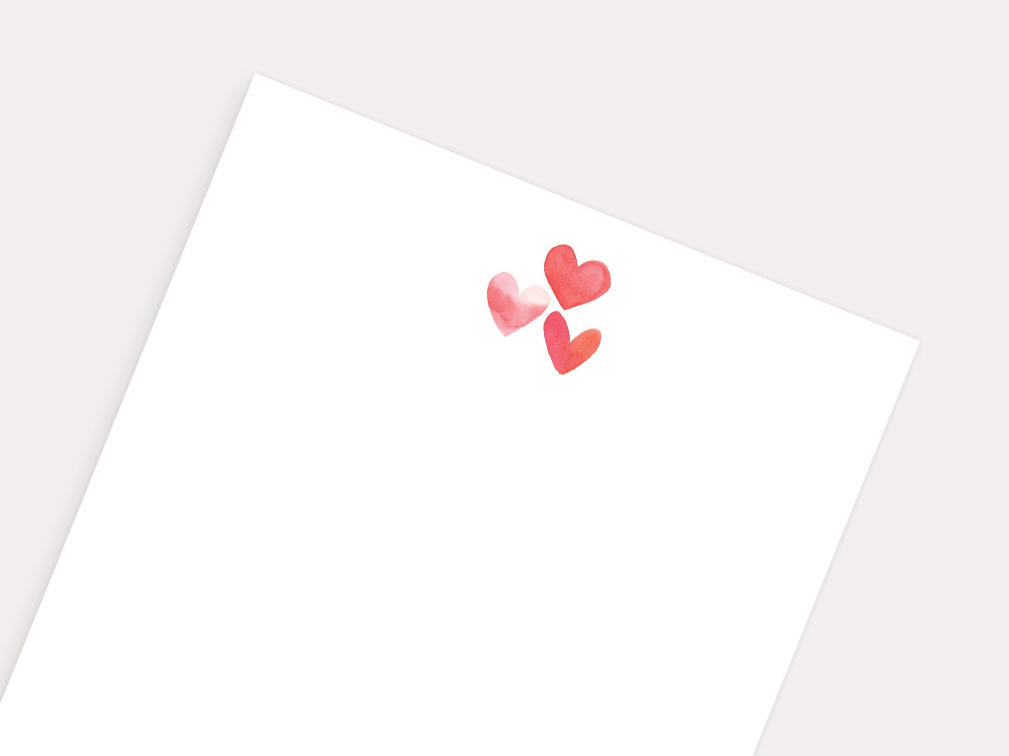 Heart Notepad Custom Notepads Valentine's Day Gift Personalized Notepad ...