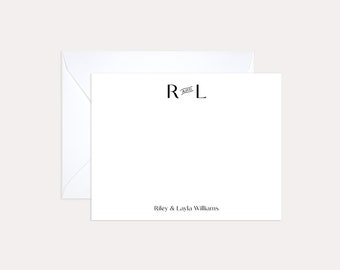 Personalized Monogram Thank You Cards | Wedding, Engagement