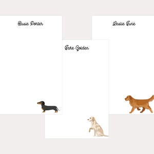Custom Dog Notepad | Personalized Pet Notepads | Personalized Stationery | Pet Notepad |  Dog Notes | Custom Stationary Dog Cat | N43