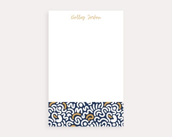 Personalized To-Do List Notepad | Colorful Pattern Stationery