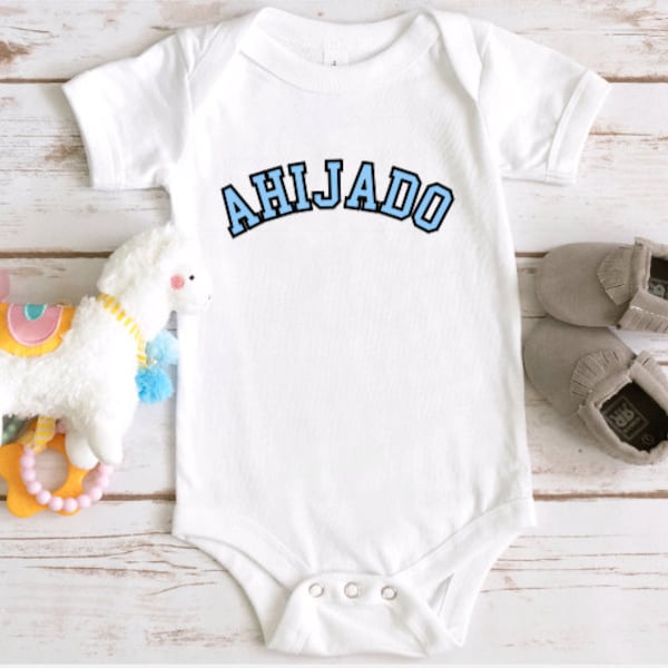 Ahijado and Ahijada Bodysuit, Baby Jumper, Godmother One piece, Baptism Gift from Godmother, Unisex Baby Gift, Gift for Godchild