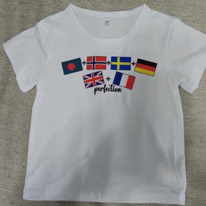 Custom Baby Bodysuit, Choose Your Flags, Youth T-shirt, Matching Siblings, Baby bodysuit, Flags, Baby Boy, Baby Girl Bodysuit, Nationality image 8