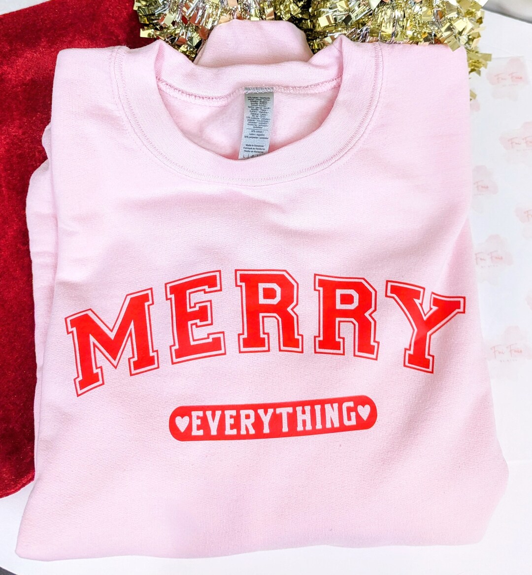 Merry Everything Sweatshirt, Holiday Sweatshirt, Christmas Sweatshirt