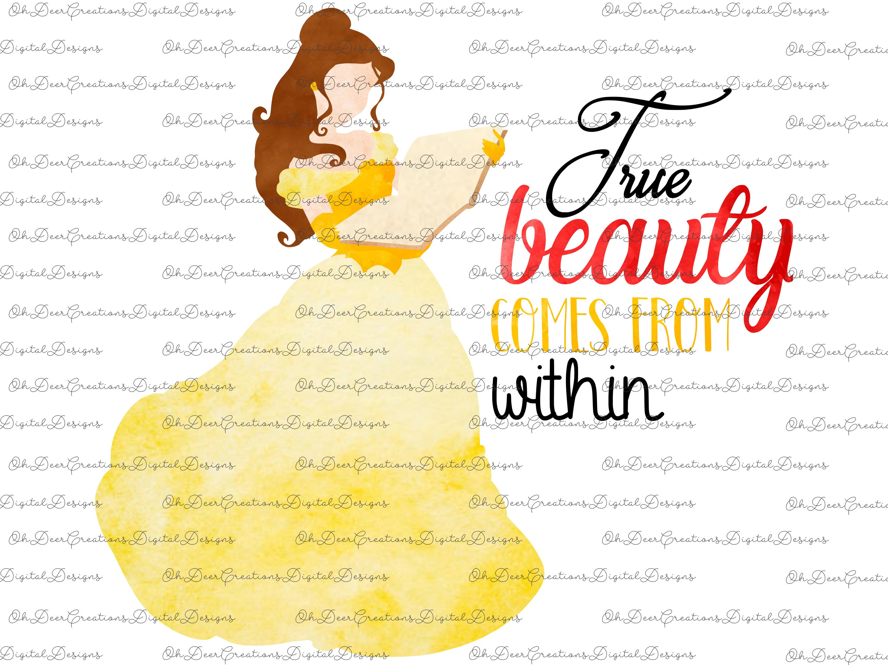 Beauty and the Beast Disney Dictionary Art Print Quote Poster Picture Belle  Gift