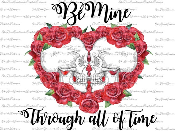 Skulls Heart Roses Skulls And Hearts And Roses