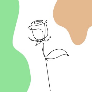 Abstract line drawings, home decor, with or without colour