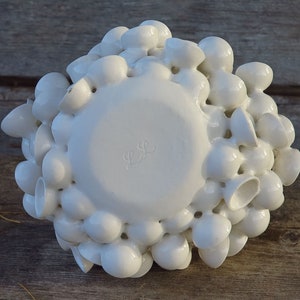 Handmade Porcelain Sculpture. Tealight Candle Holder. image 7