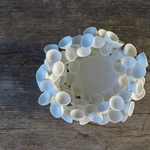 Handmade Porcelain Sculpture. Tealight Candle Holder. image 6