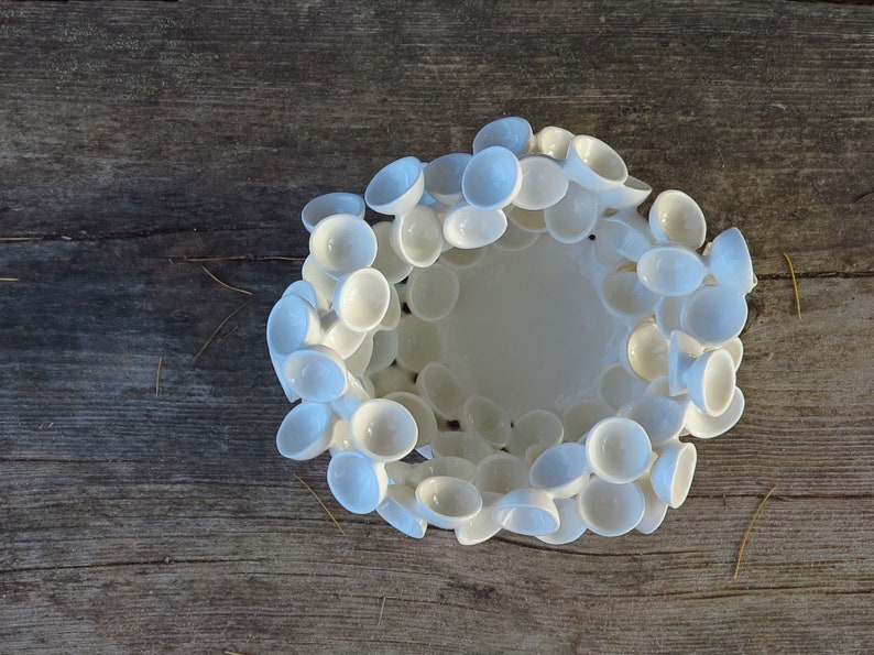 Handmade Porcelain Sculpture. Tealight Candle Holder. image 6