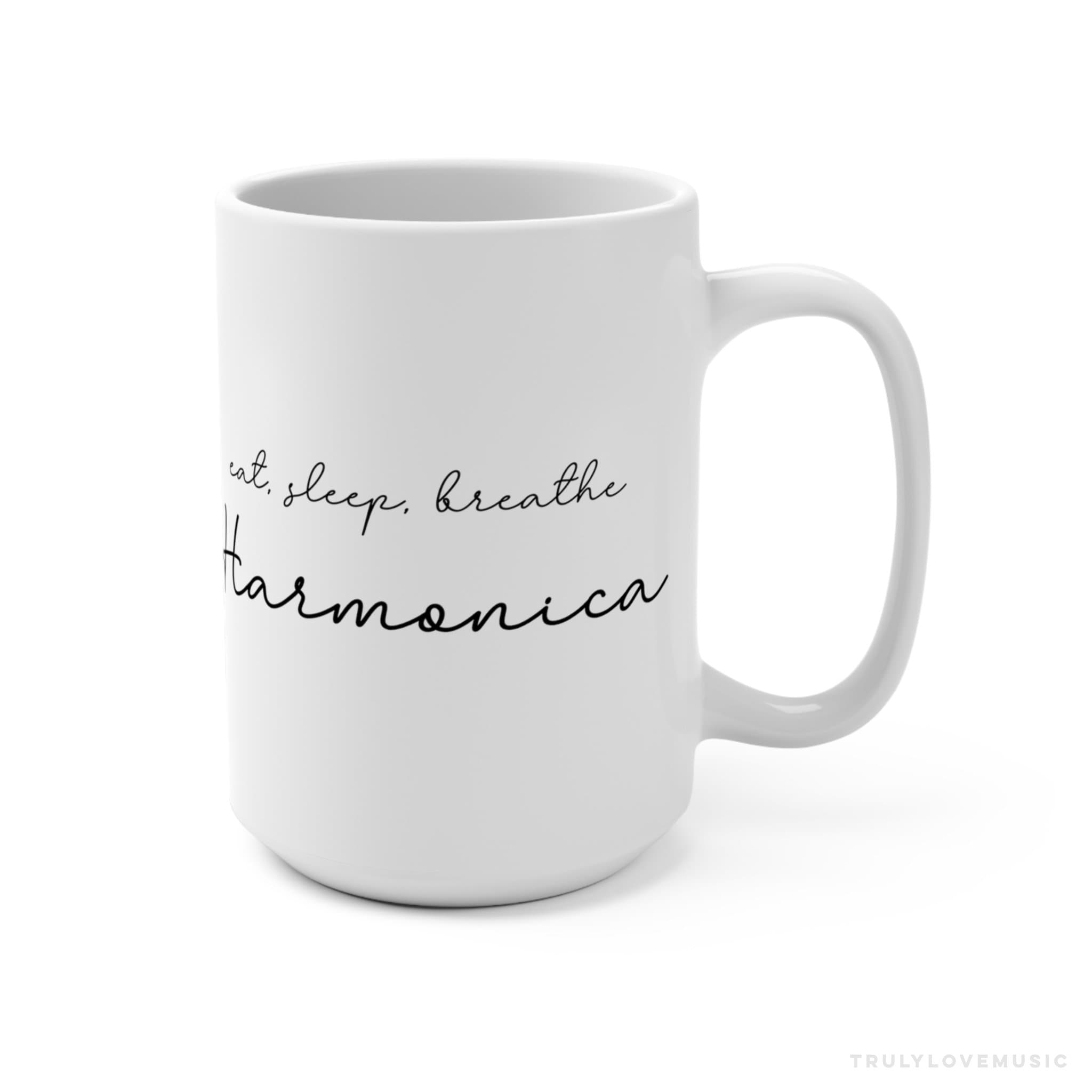 Harmonica Mug Funny Harmonica Gift for Him Her Men Women Teacher French