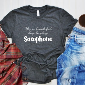 Saxophone T Shirt - Saxophone Gift for Him Her, Men, Women, Teacher, Student Saxophonist - Musician Gift TShirts Player Classical Jazz