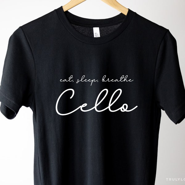 Cello T Shirt - Cello Leraar Cadeau Aanwezig - Cellist Mannen & Vrouwen Unisex TShirt - Muziek Cadeau Hem Haar - Muzikant T-shirt voor hem of haar