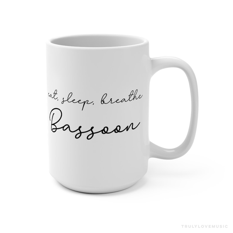 Bassoon Mug Funny Bassoon Gift for Him Her Men Women Teacher Bassoonist