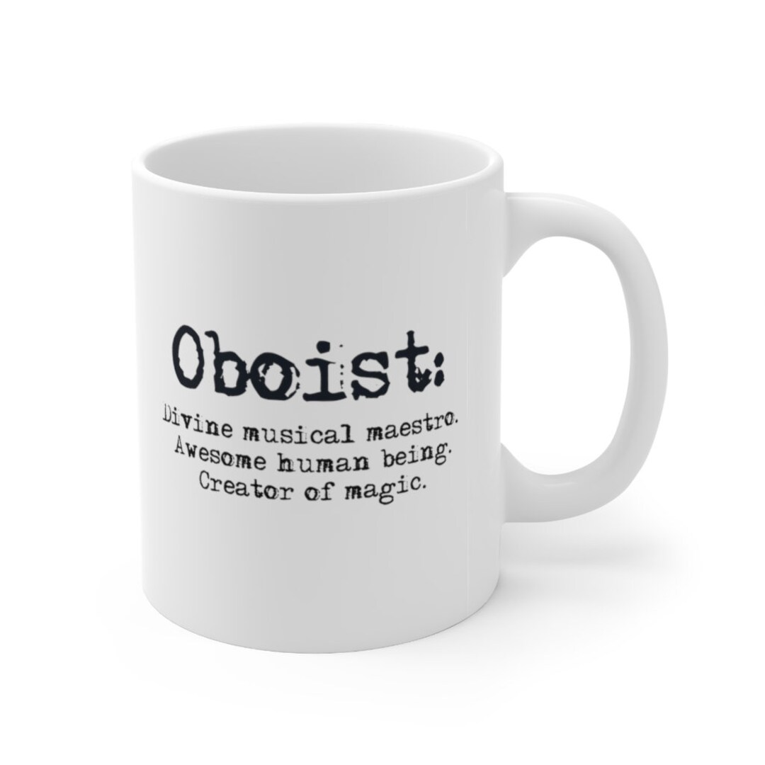 Oboe Mug Oboe Gift & Oboist Gift Oboe Teacher Gift Etsy
