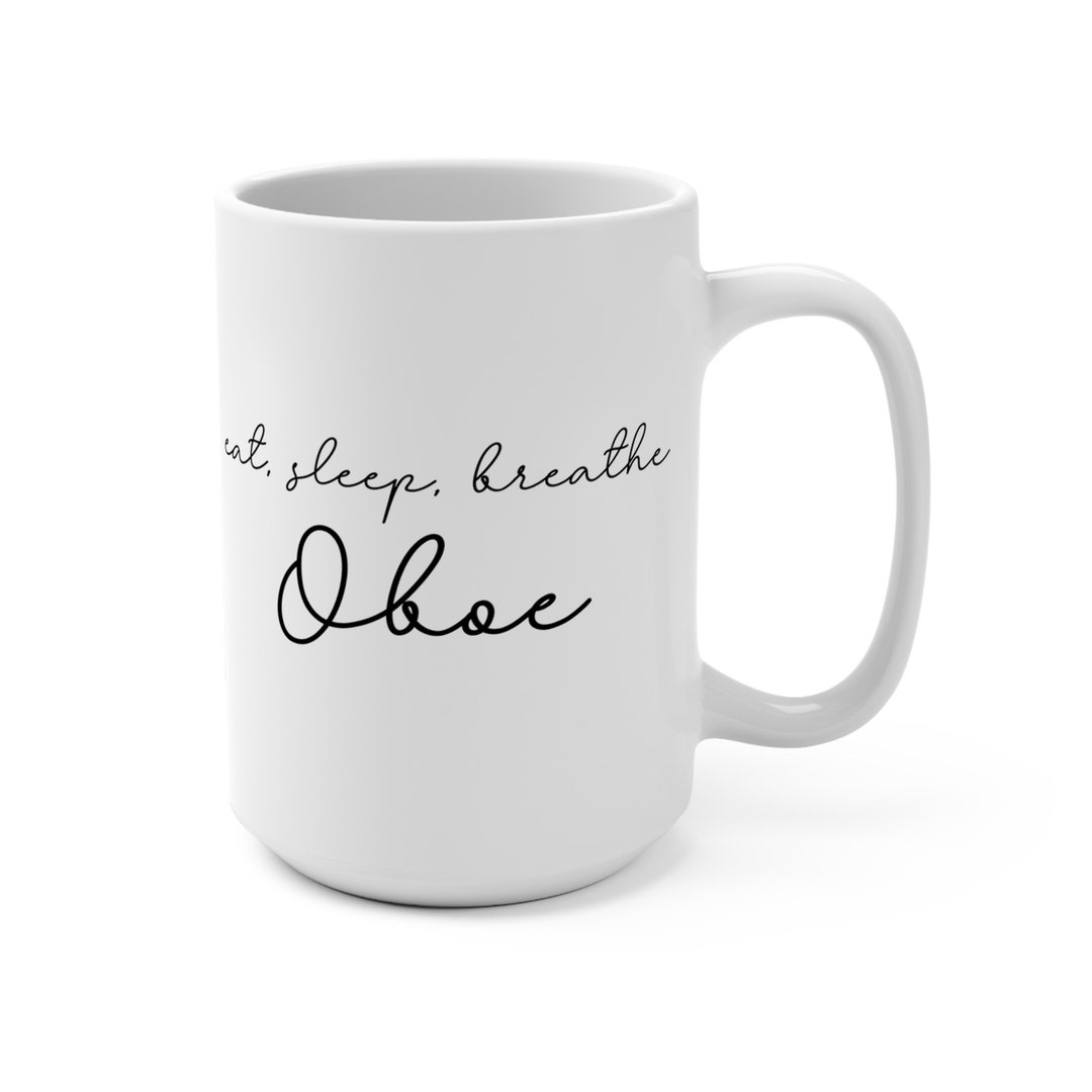 Oboe Mug Oboe Gift for Him Her Men Women Oboe & Music Lover Teacher