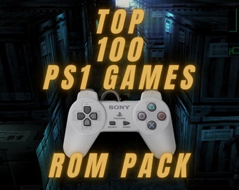100 PS1 Games Rom Pack, Top 100 Best PSX Games, Rom Bundle for Emulators, Steam Deck, Rog Ally, Anbernic, Miyoo Mini, PSP, PS Vita, Switch