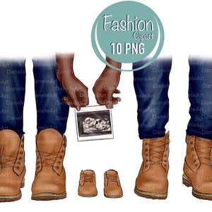 Imágenes prediseñadas familiares, ecografía, embarazo, revelación, baby shower, radiografía